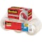 Scotch Packing Tape/Dispenser, Value Pack, 1-7/8"x164', 6/PK, CL 6PK MMM38506DP3 - alternate 3